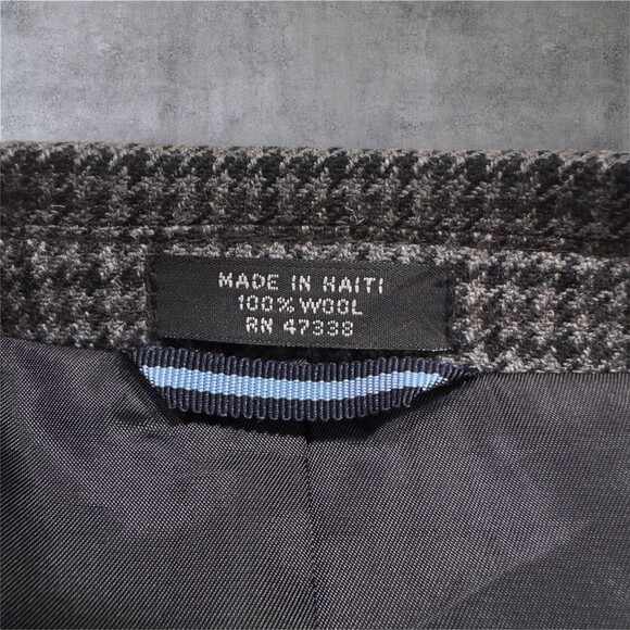 Tommy Hilfiger Men's 44R Gray/Brown Wool Blazer Sport Coat Two Button Jacket - Picture 11 of 16